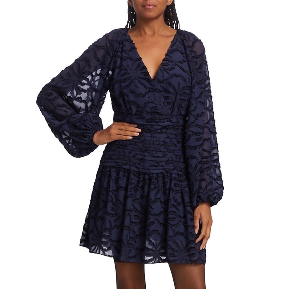 Tanya Taylor Eva Dress in Navy Blue size 6